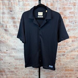Scotch & Soda Dark Navy Button-Down Shirt
